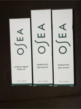 OSEA Hyaluronic Sea Serum & Undaria Algae Body Oil - White and Green